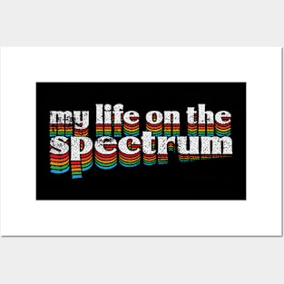 My Life On The Spectrum /// Vintage Autistic Design Posters and Art